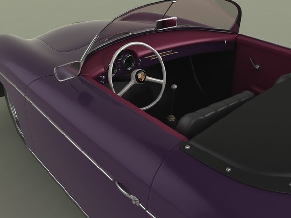 3d porsche 356a speedster 1957 - Porsche 356A speedster 1957 by desmonster